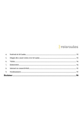 Sri Lanka Rondreis (PDF)