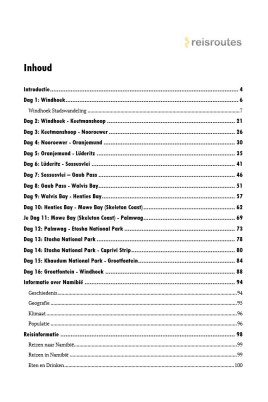 Namibië Rondreis (PDF)