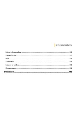 Extremadura reisgids rondreis (PDF)