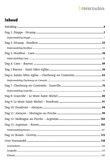 Normandië Rondreis (PDF)