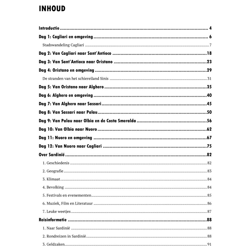 Sardinië Rondreis PDF