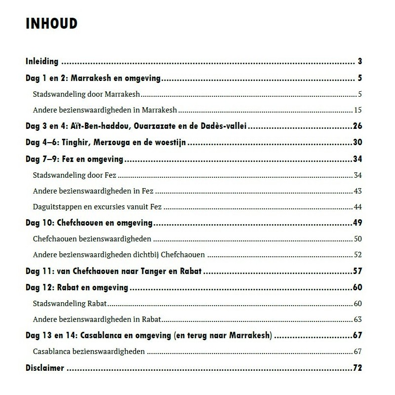 Marokko Rondreis (PDF)
