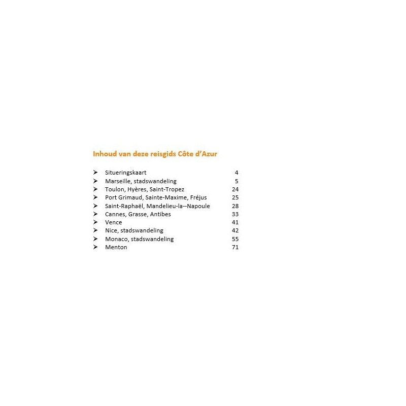 Côte d'Azur Rondreis (PDF)