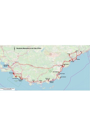 Côte d'Azur Rondreis (PDF)