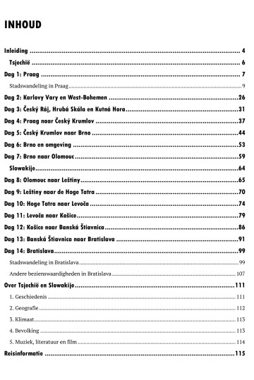 Tsjechië & Slovakije Rondreis (PDF)