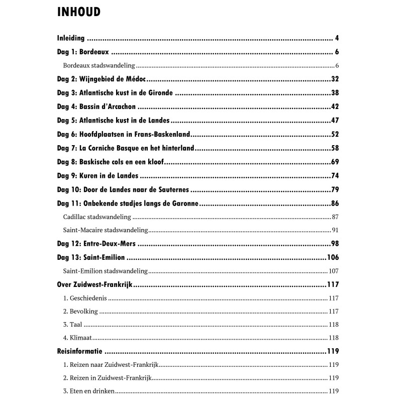 Zuidwest-Frankrijk Rondreis (PDF)