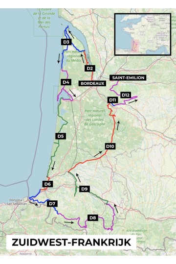 Zuidwest-Frankrijk Rondreis (PDF)
