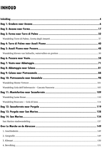 Le Marche & Abruzzo Rondreis (PDF)