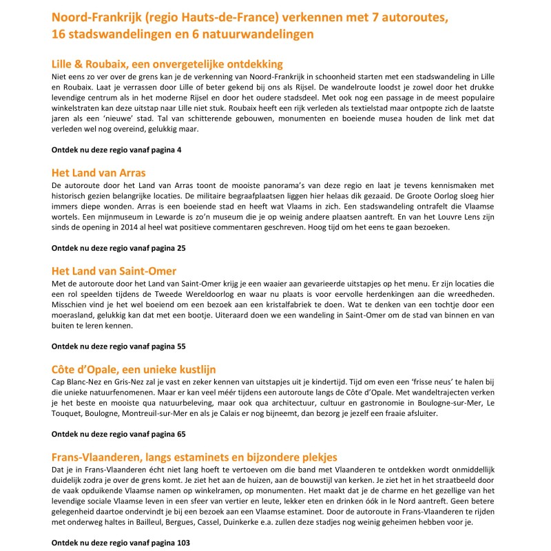 Noord-Frankrijk Rondreis (PDF)