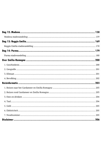Emilia-Romagna & Gardameer (PDF)