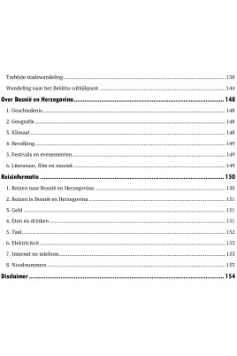 Bosnië-Herzegovina Rondreis (PDF)