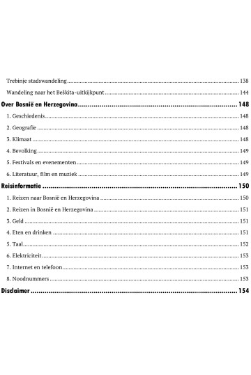 Bosnië-Herzegovina Rondreis (PDF)