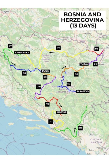 Bosnië-Herzegovina Rondreis (PDF)