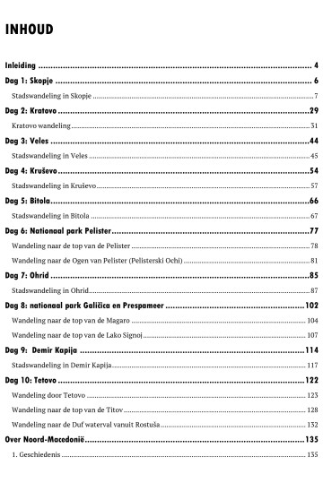 Noord-Macedonië Rondreis (PDF)