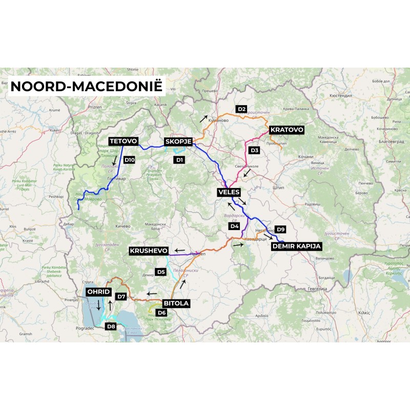 Noord-Macedonië Rondreis (PDF)